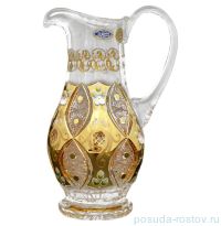 Кувшин для сока 1,3 л &quot;Хрусталь с золотом&quot; / 017401