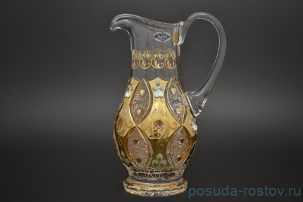 Кувшин для сока 1,3 л &quot;Хрусталь с золотом&quot; / 017401