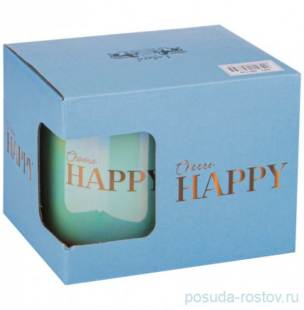 Кружка 355 мл &quot;Break time /Choose Happy&quot; / 301241