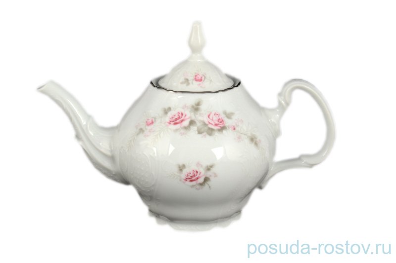 Заварочный чайник 700 мл "Бернадотт /Серая роза /платина" / 098794