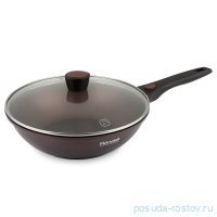 Вок 28 см со стеклянной крышкой антипригарное покрытие 3,4 л &quot;Kortado&quot; / 339357