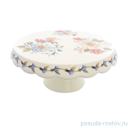 Тортница 32 см н/н &quot;Artigianato ceramico /Весенние лепестки&quot; / 226675