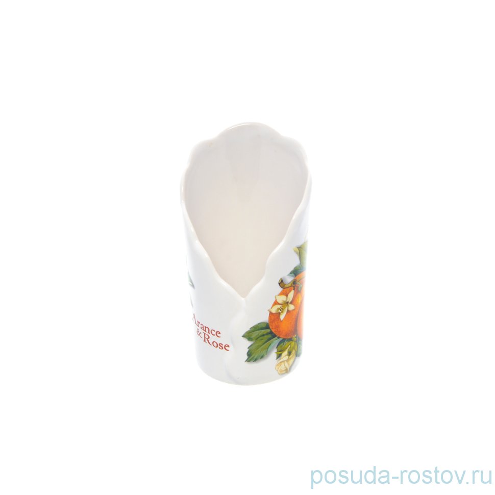 Подставка для стаканчиков 20 см "Artigianato ceramico /Апельсин и роза" / 228475