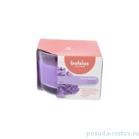 Свеча ароматическая 6,3 х 9 см в стекле &quot;Лаванда /Bolsius&quot; / 257228
