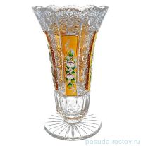 Ваза для цветов 25,5 см &quot;Хрусталь с золотом&quot; / 035000