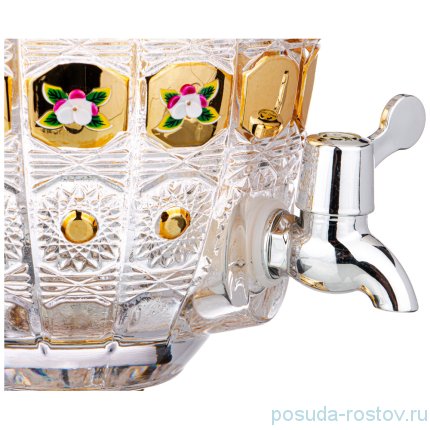 Лимонадница 19 х 19 х 52 см 4,8 л &quot;LEFARD GOLD GLASS&quot; / 214051