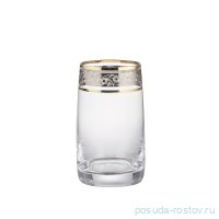 Стаканы для воды 250 мл 6 шт &quot;Идеал /Цветочный узор на платине&quot; / 007504