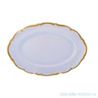 Блюдо 39 см овальное &quot;Корона /Престиж /золото&quot; / 157393