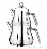 Набор чайников 2 предмета (1,6 л; 2,6 л) цвет ручек серебро &quot;TEAPOT SETS&quot; / 296063