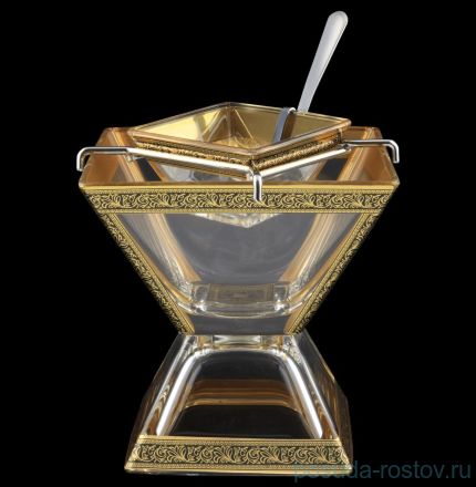 Икорница 14 х 14 см н/н &quot;Лилит /Блэк&quot; / 116833