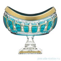 Ваза для фруктов 26 см н/н Ладья &quot;Антик /Бирюза&quot; / 221919