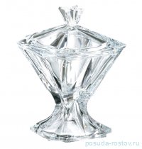 Ваза для конфет 26 см с крышкой н/н &quot;Метрополитэн /Без декора&quot; / 091963