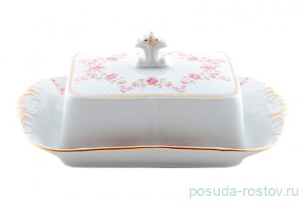 Маслёнка 250 гр &quot;Соната /Розовый цветок&quot; / 080202
