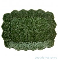Блюдо 39 х 30 см прямоугольное зелёное &quot;Sardinheira&quot; / 269173
