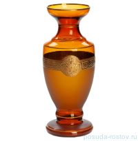 Ваза для цветов 31 см янтарная &quot;Версаче /Медуза&quot; / 152788