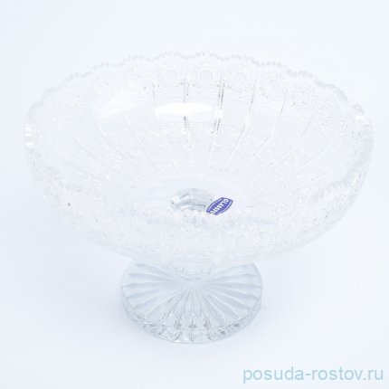 Ваза для фруктов 25 см н/н &quot;Хрусталь резной&quot;  / 006676