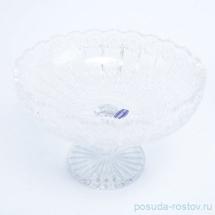 Ваза для фруктов 25 см н/н &quot;Хрусталь резной&quot;  / 006676