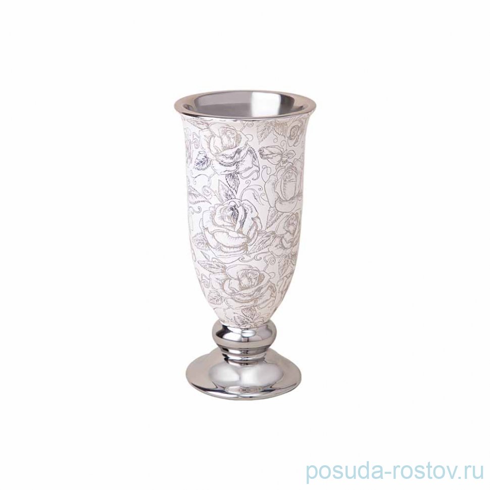 Ваза для цветов 12 х 25 см н/н "Розы" / 342775