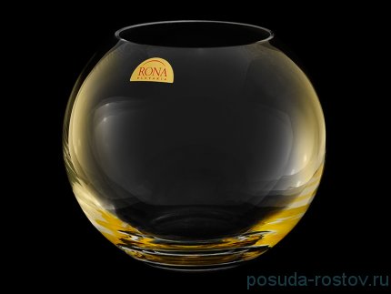 Ваза для цветов 15,5 см &quot;Жёлтая подсветка&quot; / 084458