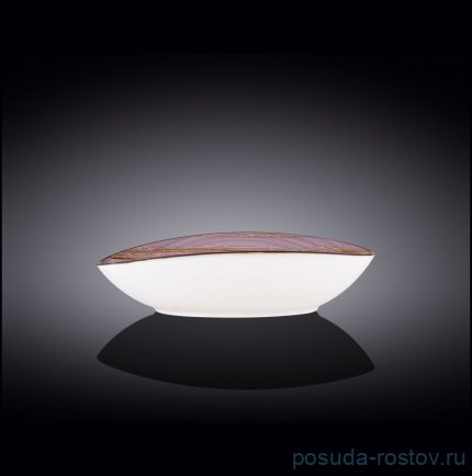 Салатник 25 x 16,5 x 6 см овальный сиреневый &quot;Scratch&quot;    / 343345