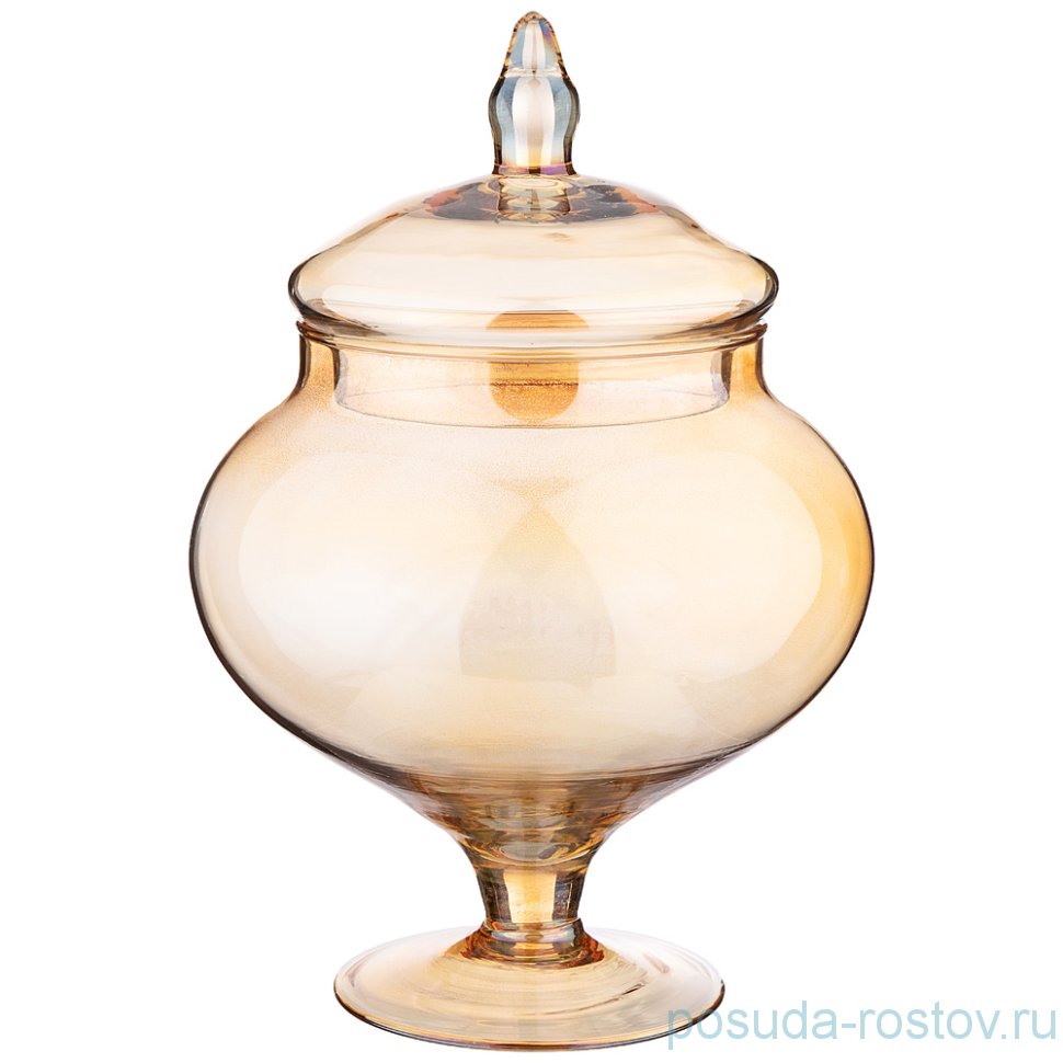 Конфетница 27 см н/н с крышкой "Serena /Amber" / 245077