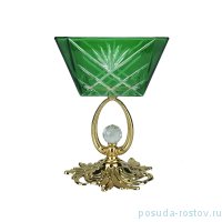 Креманка 12 см квадратная зелёная / 254375