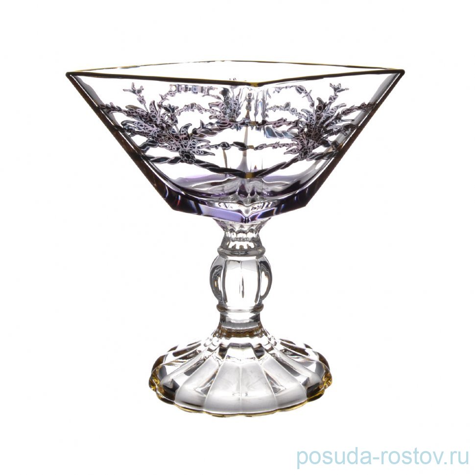 Конфетница 28 х 17 см н/н "Timon /Violet /Gold" / 284821