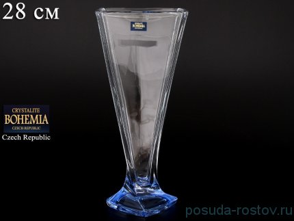 Ваза для цветов 28 см н/н &quot;Квадро /Синее дно&quot; / 080386