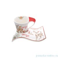 Набор чайных пар 2 шт &quot;Christmas time /Royal Classic&quot; / 228234