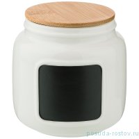 Банка для сыпучих продуктов 11,5 см с окошком для надписи &quot;Native&quot; / 209669