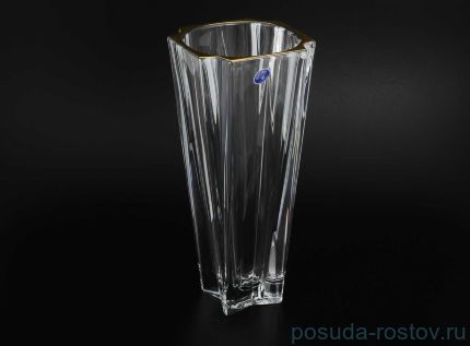 Ваза для цветов 39 см &quot;Метрополитэн /Золотой кант&quot; / 101049