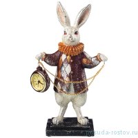 Фигурка с часами 18 х 8,5 х 30 см &quot;Английская коллекция /Кролик&quot; / 227466