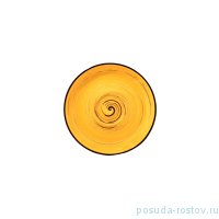 Блюдце 14 см жёлтое &quot;Spiral&quot; / 261619