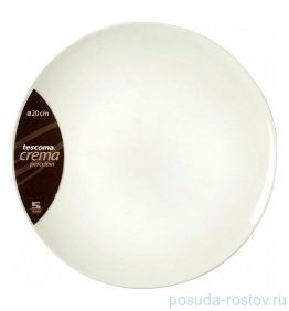 Набор тарелок 27 см 6 шт &quot;Tescoma /CREMA /Без декора&quot; / 142379