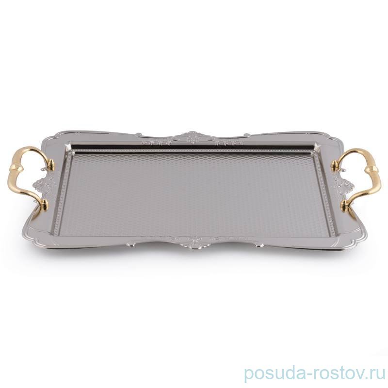 Поднос прямоугольный с ручками "Silver" / 246476