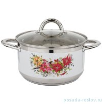 Кастрюля 16 х 9 см со стеклянной крышкой 1,9 л &quot;Agness /Торжество&quot; / 196283