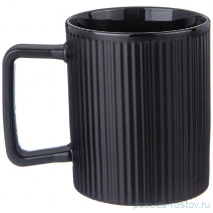 Кружка 460 мл чёрная &quot;Coffeemania&quot; / 341148