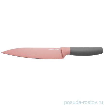 Нож для мяса 19 см розовый &quot;Leo&quot; / 162581