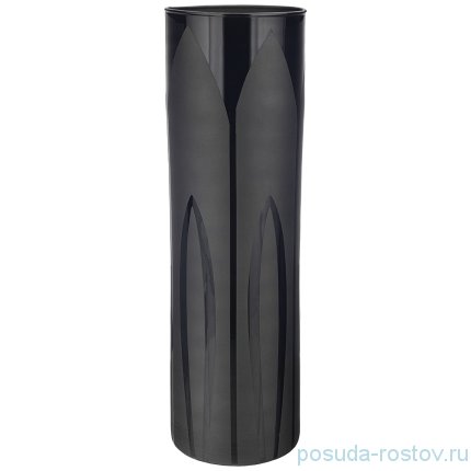 Ваза для цветов 40 см &quot;Cilindro casandra /Black&quot; / 269703