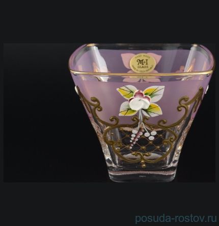 Ваза для конфет 13 см &quot;Лепка розовая &quot; U-R / 097893