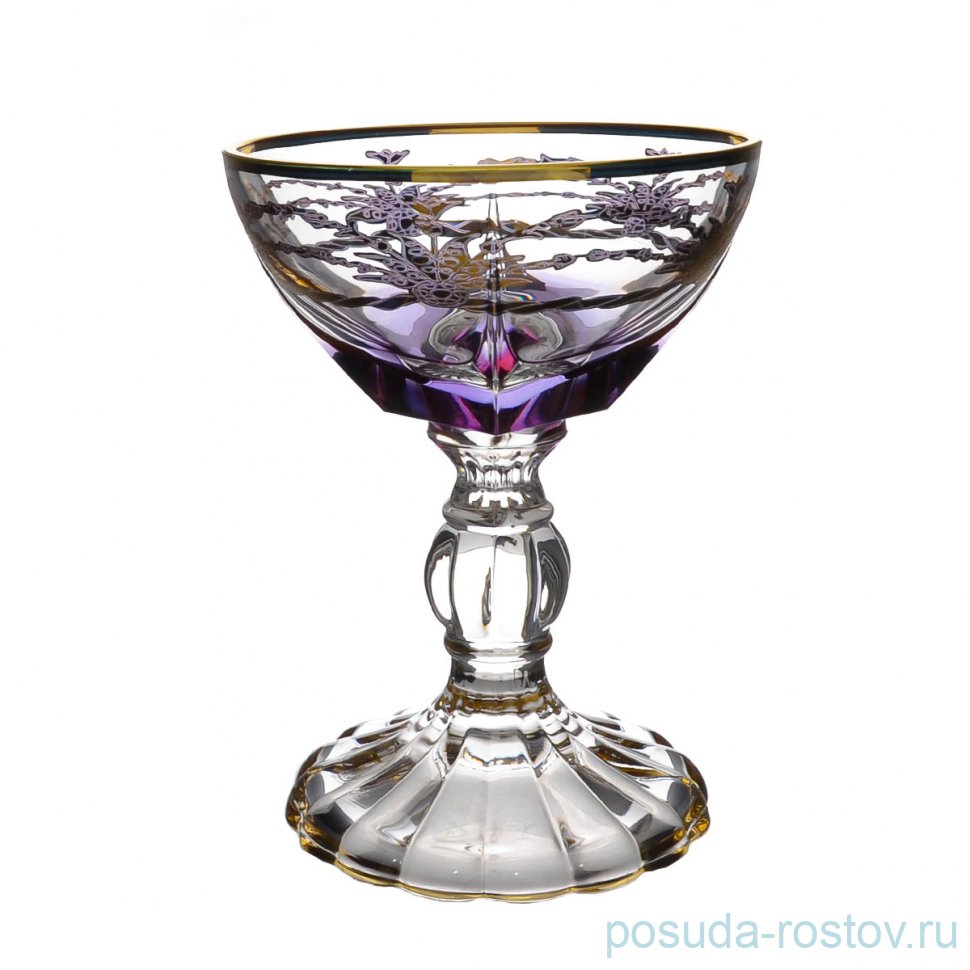 Конфетница 15 х 13,5 см н/н "Timon /Violet /Gold" / 284820