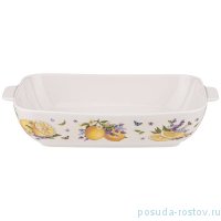Блюдо 26 х 16 х 6  см прямоугольное с ручками &quot;Прованс /Лимоны&quot; / 272611
