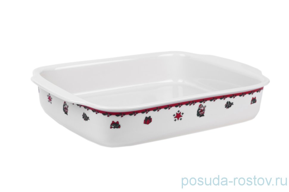 Форма для запекания 39,5 х 29 х 7 см "Рождество /СК" / 263234