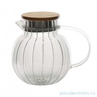 Заварочный чайник 1 л с бамбуковой крышкой / 335306
