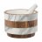 Ступка с пестиком 15 см &quot;Wood&amp;Marble&quot; (инд.упаковка) / 354829