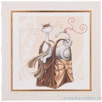 Ключница 30 х 30 см &quot;Кошка модница&quot; / 270641