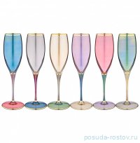 Бокалы для шампанского 260 мл 6 шт &quot;Premium colors&quot; / 276522