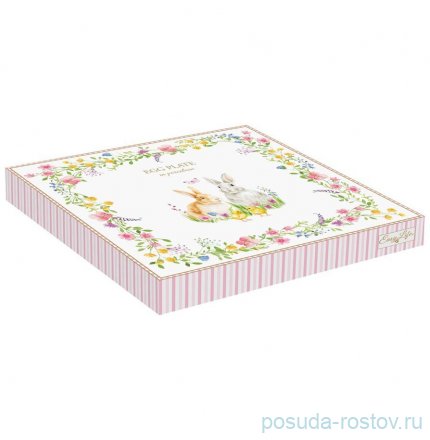 Блюдо для яиц 21 см &quot;Кролики и цветы /Happy Easter&quot; / 369071
