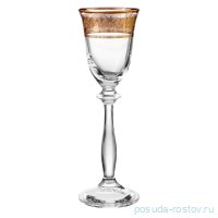Рюмки 60 мл 6 шт &quot;Анжела /Цветочный узор на золоте&quot; V-D / 156586