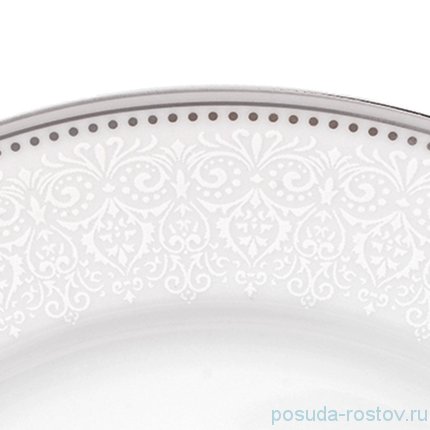 Набор тарелок 19 см 2 шт &quot;Repast /Белый орнамент&quot; / 165899